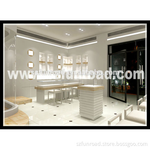 Fashion Custom Jewellery Store Display Showcase Design